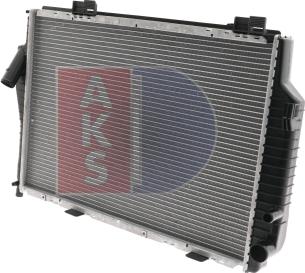 AKS Dasis 122690N - Радіатор, охолодження двигуна autocars.com.ua