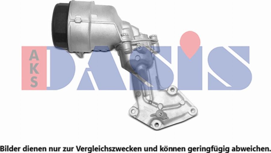 AKS Dasis 126056N - Корпус, масляний фільтр autocars.com.ua