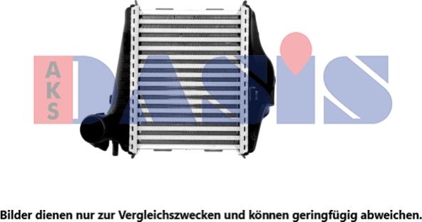 AKS Dasis 127019N - Интеркулер autocars.com.ua