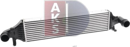 AKS Dasis 127022N - Интеркулер autocars.com.ua