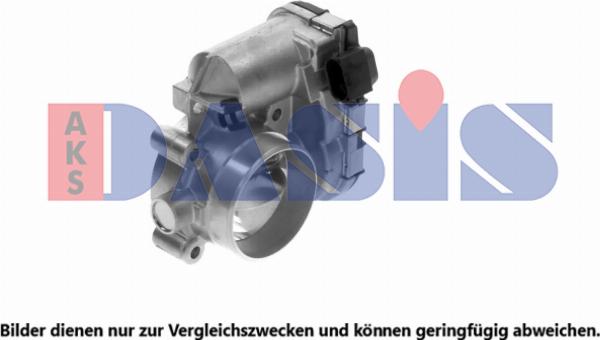 AKS Dasis 127039N - Патрубок дросельної заслінки autocars.com.ua
