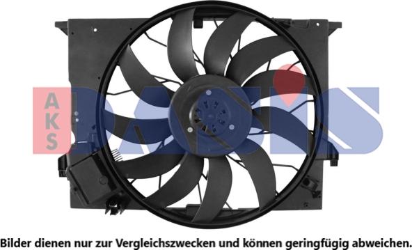 AKS Dasis 128197N - Вентилятор, охлаждение двигателя autodnr.net