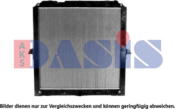 AKS Dasis 130045N - Радиатор, охлаждение двигателя autodnr.net