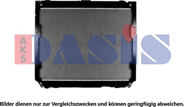 AKS Dasis 130047N - Радиатор, охлаждение двигателя autodnr.net