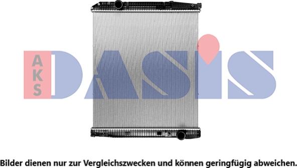 AKS Dasis 132080SXB - Радиатор, охлаждение двигателя autodnr.net