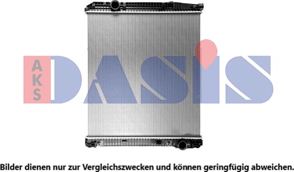 AKS Dasis 132080SXV - Радиатор, охлаждение двигателя autodnr.net