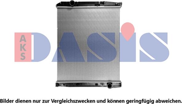 AKS Dasis 132100SXB - Радиатор, охлаждение двигателя autodnr.net