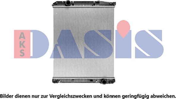 AKS Dasis 132100SXV - Радиатор, охлаждение двигателя autodnr.net