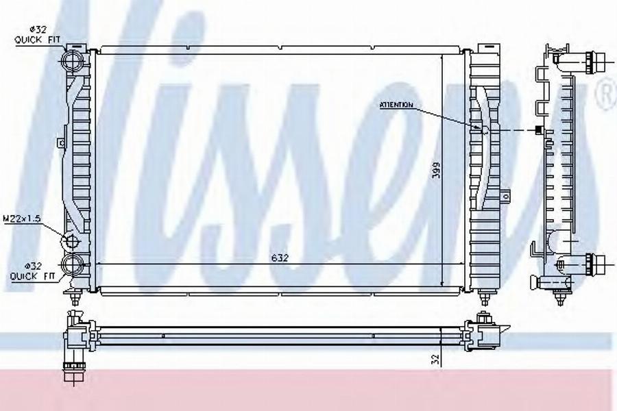 AKS Dasis 132123R - Радиатор, охлаждение двигателя autodnr.net