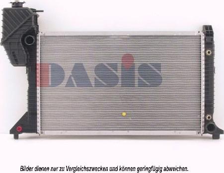 AKS Dasis 132130N - Радиатор, охлаждение двигателя autodnr.net