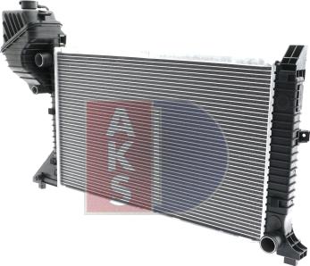 AKS Dasis 132310N - Радиатор, охлаждение двигателя autodnr.net