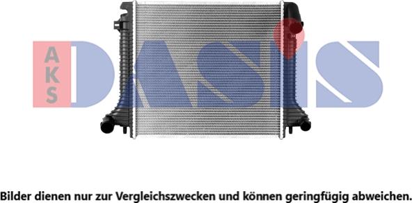 AKS Dasis 134280X - Радиатор, охлаждение двигателя autodnr.net