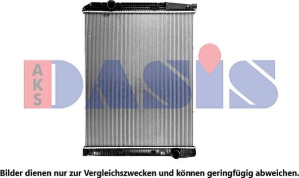 AKS Dasis 134300SXB - Радиатор, охлаждение двигателя autodnr.net
