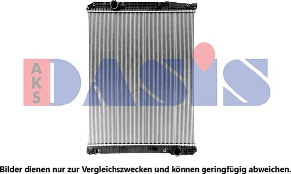 AKS Dasis 134300SXV - Радиатор, охлаждение двигателя autodnr.net
