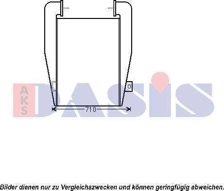 AKS Dasis 137004N - Интеркулер autocars.com.ua