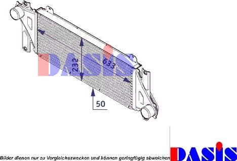 AKS Dasis 137007N - Интеркулер autocars.com.ua