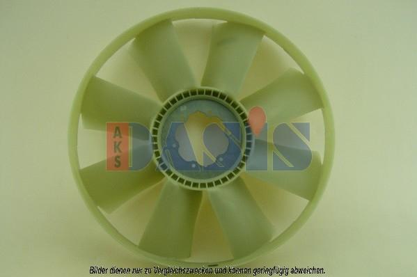 AKS Dasis 138720N - Крыльчатка вентилятора, охлаждение двигателя autodnr.net