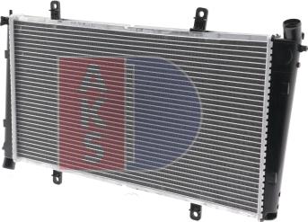 AKS Dasis 140014N - Радиатор, охлаждение двигателя autodnr.net