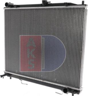 AKS Dasis 140016N - Радиатор, охлаждение двигателя autodnr.net