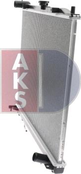 AKS Dasis 140061N - Радиатор, охлаждение двигателя autodnr.net
