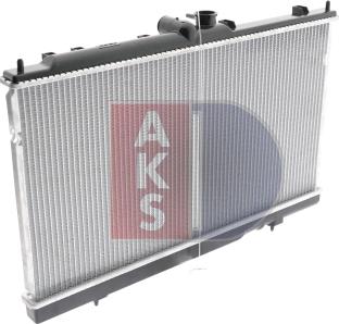 AKS Dasis 140068N - Радіатор, охолодження двигуна autocars.com.ua