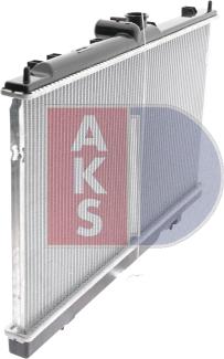 AKS Dasis 140068N - Радіатор, охолодження двигуна autocars.com.ua