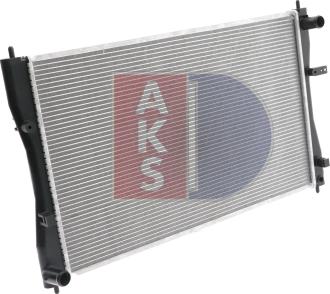 AKS Dasis 140073N - Радиатор, охлаждение двигателя autodnr.net
