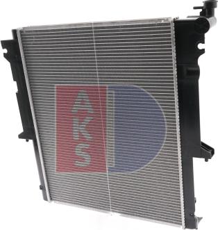 AKS Dasis 140099N - Радіатор, охолодження двигуна autocars.com.ua