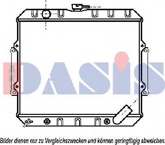 AKS Dasis 140300N - Радіатор, охолодження двигуна autocars.com.ua