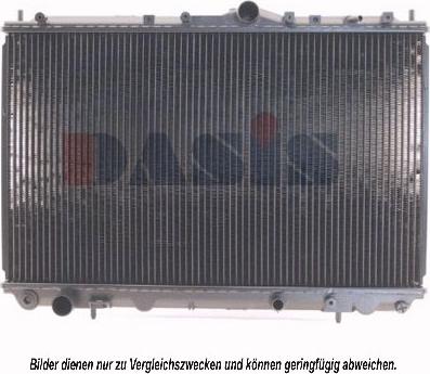 AKS Dasis 141170N - Радиатор, охлаждение двигателя autodnr.net