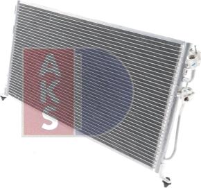 AKS Dasis 142008N - Конденсатор, кондиціонер autocars.com.ua