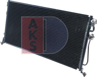 AKS Dasis 142018N - Конденсатор, кондиціонер autocars.com.ua