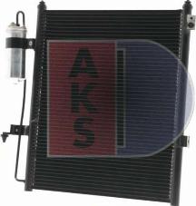 AKS Dasis 142039N - Конденсатор, кондиціонер autocars.com.ua