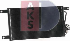 AKS Dasis 142041N - Конденсатор, кондиціонер autocars.com.ua