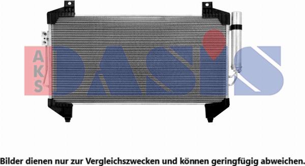 AKS Dasis 142047N - Конденсатор, кондиціонер autocars.com.ua