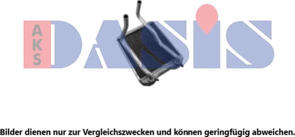 AKS Dasis 149004N - Теплообмінник, опалення салону autocars.com.ua