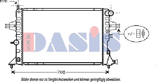 AKS Dasis 150046N - Радиатор, охлаждение двигателя autodnr.net