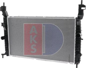 AKS Dasis 150055N - Радіатор, охолодження двигуна autocars.com.ua