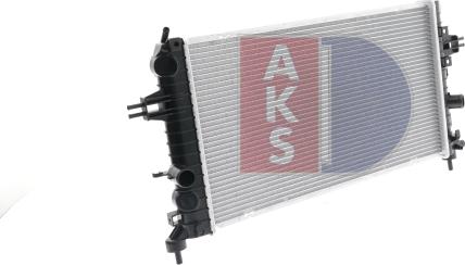 AKS Dasis 150058N - Радіатор, охолодження двигуна autocars.com.ua