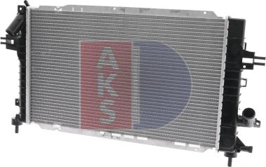 AKS Dasis 150063N - Радіатор, охолодження двигуна autocars.com.ua