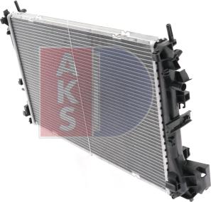 AKS Dasis 150069N - Радиатор, охлаждение двигателя autodnr.net