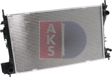 AKS Dasis 150069N - Радиатор, охлаждение двигателя autodnr.net