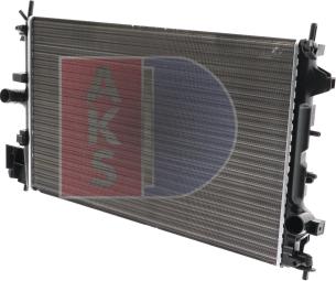 AKS Dasis 150072N - Радіатор, охолодження двигуна autocars.com.ua