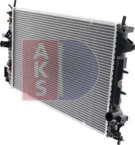 AKS Dasis 150074N - Радіатор, охолодження двигуна autocars.com.ua