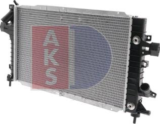 AKS Dasis 150092N - Радіатор, охолодження двигуна autocars.com.ua