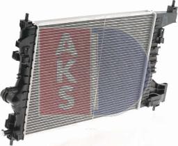 AKS Dasis 150101N - Радіатор, охолодження двигуна autocars.com.ua