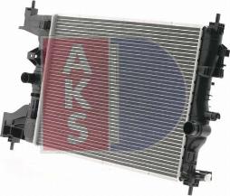 AKS Dasis 150101N - Радіатор, охолодження двигуна autocars.com.ua