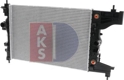 AKS Dasis 150102N - Радіатор, охолодження двигуна autocars.com.ua