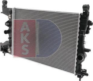AKS Dasis 150105N - Радиатор, охлаждение двигателя autodnr.net