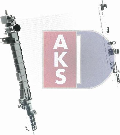 AKS Dasis 150126N - Радіатор, охолодження двигуна autocars.com.ua